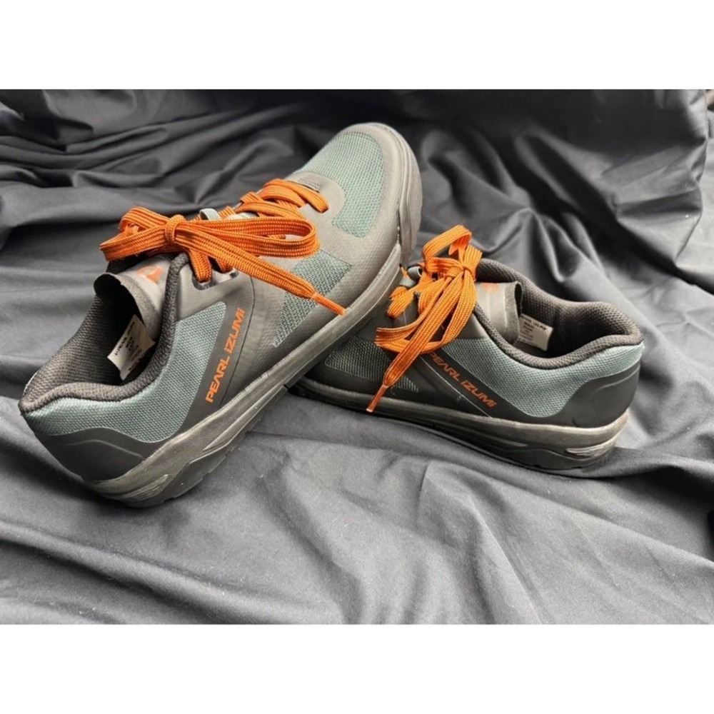 Pearl Izumi Canyon Men's EU 40 US 7 MTB Flat Pedal Cycling Shoes Gray Orange